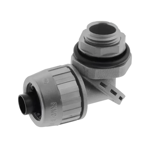 Conector de Nylonmultiposicion 3/4"Gris