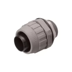 Conector de Nylonrecto 1/2"Gris